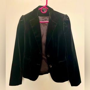 Express velvet blazer